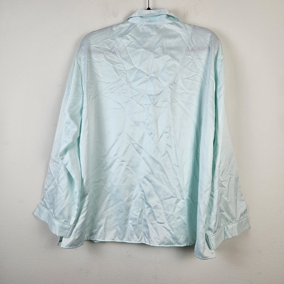 Miss Elaine Pajamas Set Size Large Aqua green - Picture 11 of 13